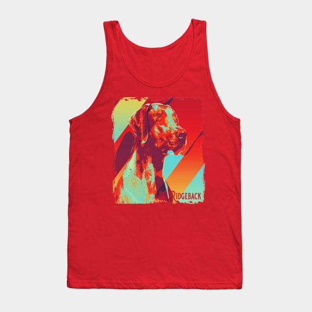 Rhodesian Ridgeback Tank Top by SpottydoggCreatives